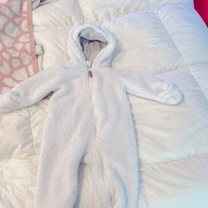 Carters Fleece Sherpa Baby bunting size 9 months